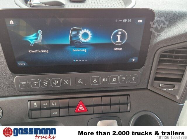 Roll-off tipper truck Mercedes-Benz Actros 2553 LL 6x2/46, Retarder, Liftachse,