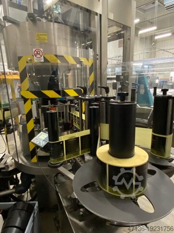 Etikettierer 2 SK und 2 Naßleim Stationen makro labelling Mak 1 - 4P "M" Ua2 L2 + Ug2 CO