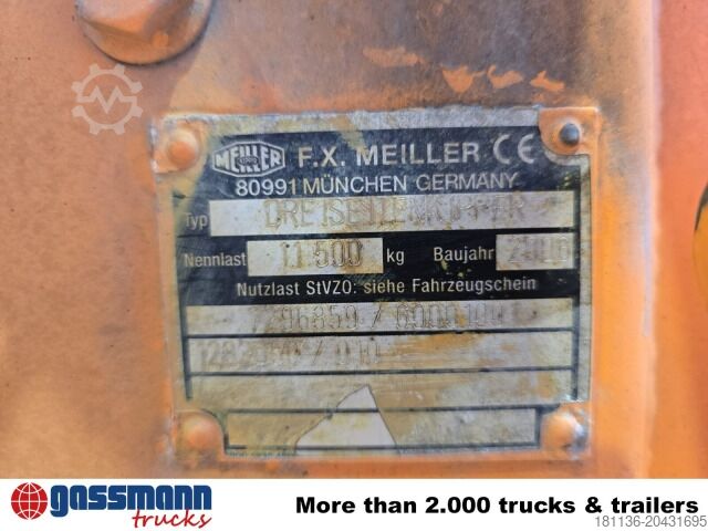 Kipper LKW Meiller 3-Seiten-Kippaufbau