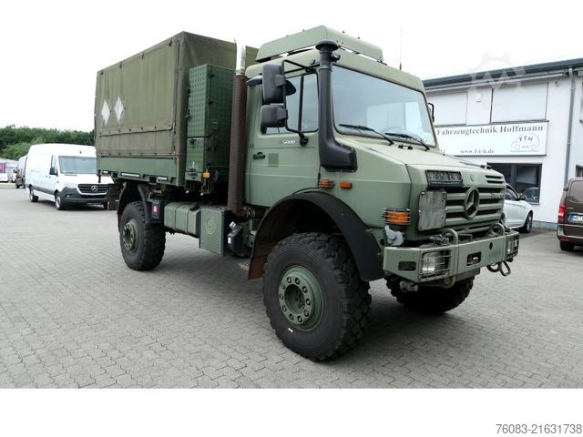 LKW mit Pritsche (offen) UNIMOG U5000 BM437 Prit/Plane Militärausführung Euro5