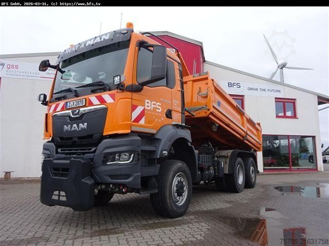 Kipper LKW MAN TGS (TG3) 28.510 6x4-4 BL CH Winterdienst, Schle