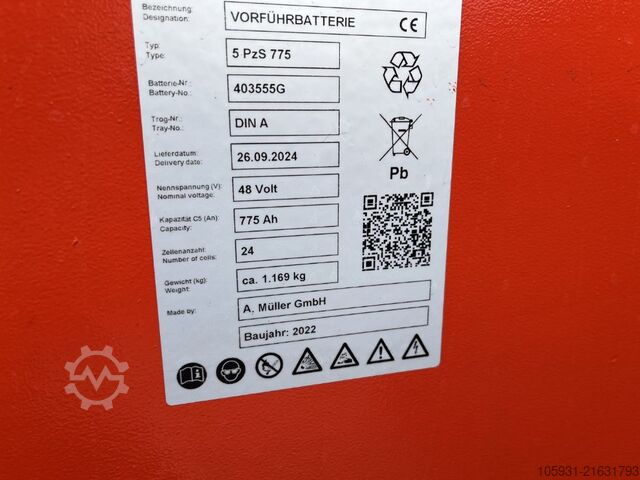 Elektro 4 Rad-Stapler Linde E16PH-02