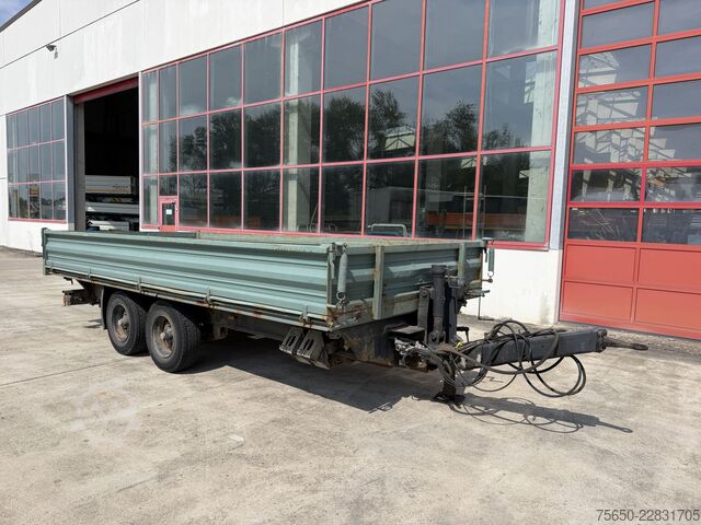 Three-way tipper trailer HIRTH TD 105A  Tandemkipper- Tieflader