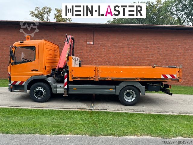 Pick-up van MERCEDES-BENZ 815 Pritsche Palfinger PK 7000 13 m Funk + AHK