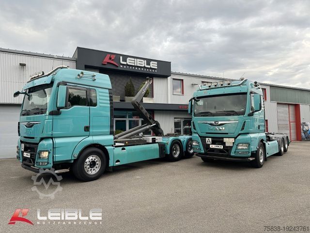 Abrollkipper MAN TGX 28.500 6x2-2 BL*Gergen 21/65*Ladekranvorb.