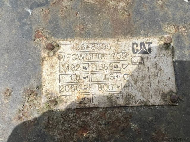 Wheel loader CATERPILLAR 908 Radlader 2xSchaufel Gabel