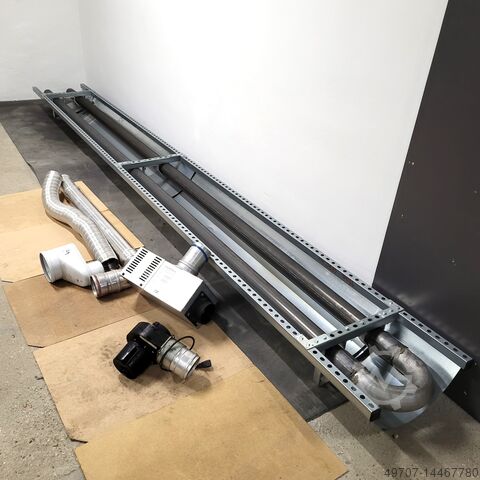 Heating & blower dark radiant heater Solaronics TU.E 23 Gas-fired black radiant tube heater