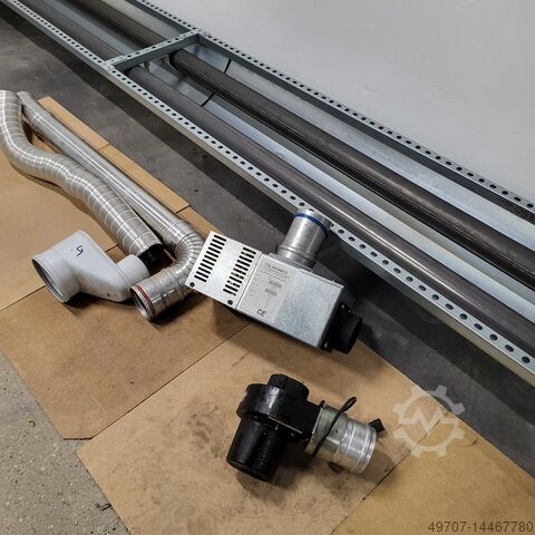 Heating & blower dark radiant heater Solaronics TU.E 23 Gas-fired black radiant tube heater