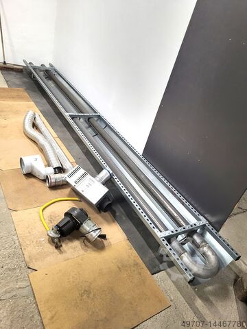 Heating & blower dark radiant heater Solaronics TU.E 23 Gas-fired black radiant tube heater