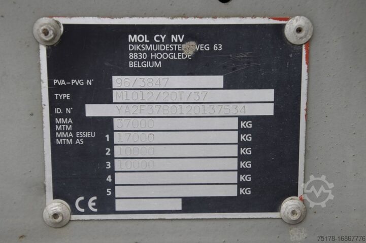 Mixer MOL BETON MIXER/MALAXEUR/MISCHER 12M3+MOTOR/MOTEUR