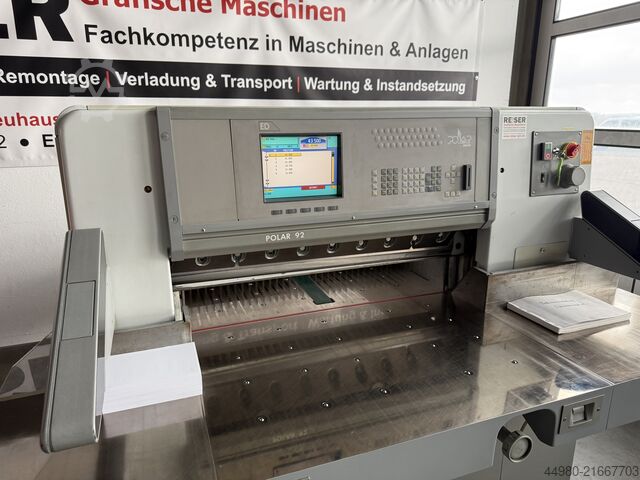 Papierschneidemaschine Polar Mohr 92 ED