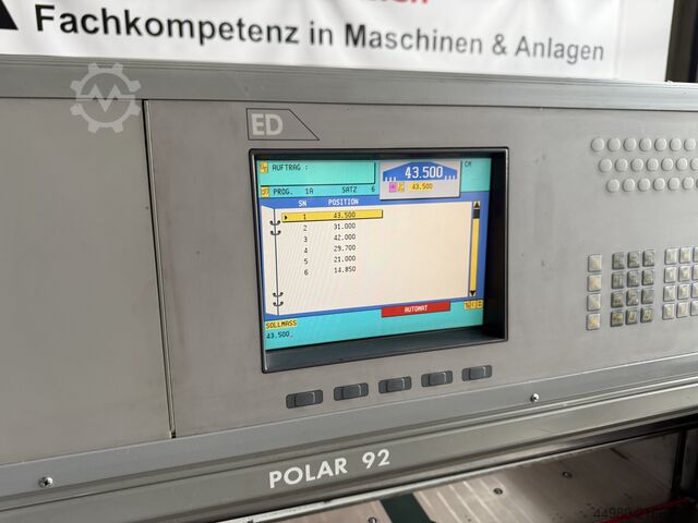Papierschneidemaschine Polar Mohr 92 ED