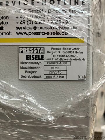 Eckpressmaschine PRESSTA EISELE PRESSTA 4000-pneu