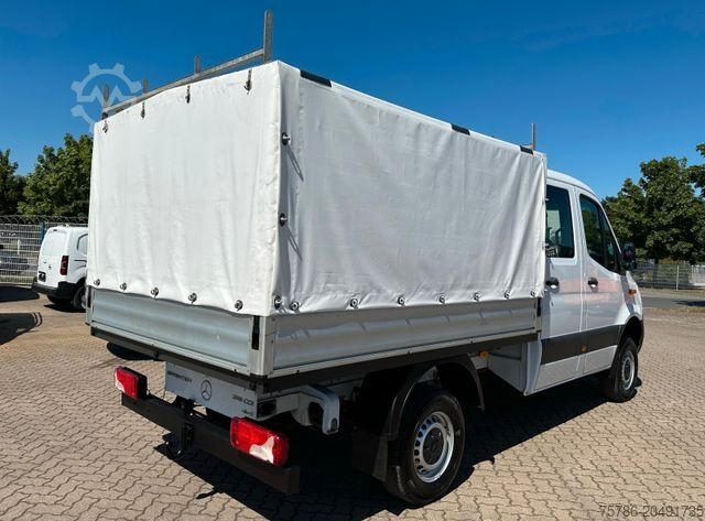 Curtain sider van MERCEDES-BENZ Sprinter 316 CDI DoKa/ ZG3 4x4/ AC/ LED/ AHK3.5t