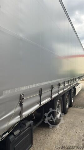Open semitrailer with tarp KRONE STANDARD, LIFT, PALK, NEUTRAL, TOP!  MIETKAUF MGL.