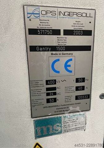 CNC milling machine OPS HSC 600