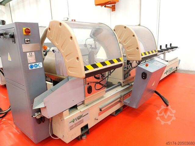 Double cross cut saw FOM INDUSTRIE BLITZ ALVA 450
