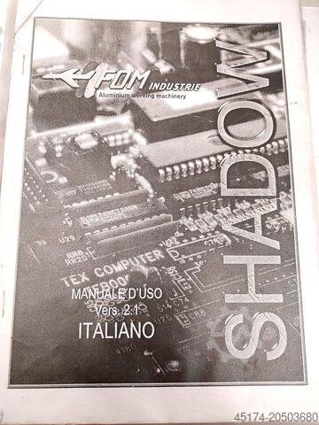 Double cross cut saw FOM INDUSTRIE BLITZ ALVA 450