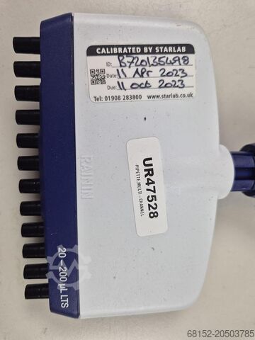 RAININ Pipet-Lite XLS L-200 12 Chanel Pipetter RAININ Pipet-Lite XLS L-200 12