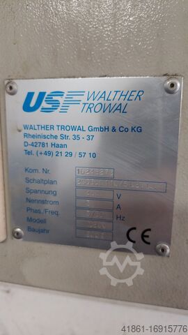 Vibratory finishing machine with circular vibrator WALTHER TROWAL CD 200 + G 100 C + ZM 03