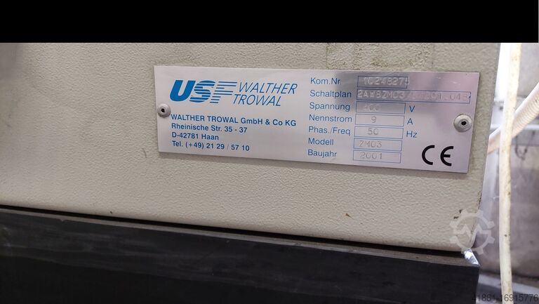 Vibratory finishing machine with circular vibrator WALTHER TROWAL CD 200 + G 100 C + ZM 03