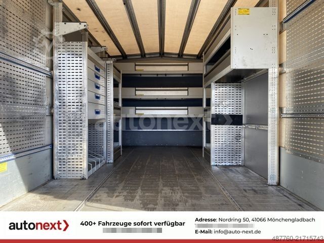 Curtain sider van IVECO Daily 70C18H DoKa *Werkstatt* LBW+AHK 3,5t+7-Sit