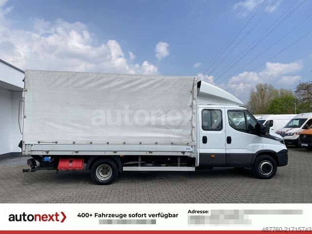 Curtain sider van IVECO Daily 70C18H DoKa *Werkstatt* LBW+AHK 3,5t+7-Sit
