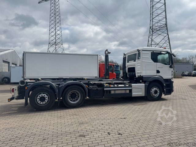 Roll-off tipper truck MAN TGS 26.440 MEILLER RS 2165