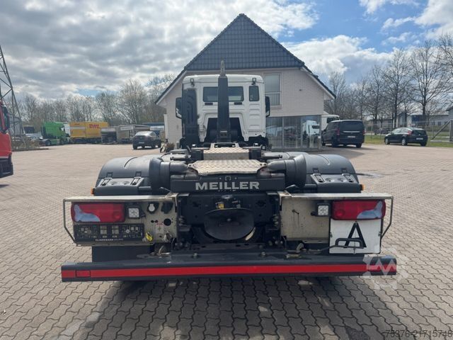 Roll-off tipper truck MAN TGS 26.440 MEILLER RS 2165