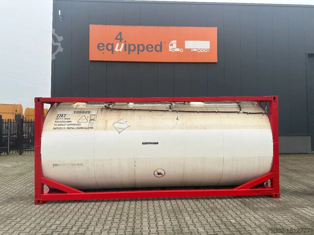 Tankcontainer Singamas 20FT ISO, 26.000L/1-COMP/3 BAFFELS/3 manholes, ...