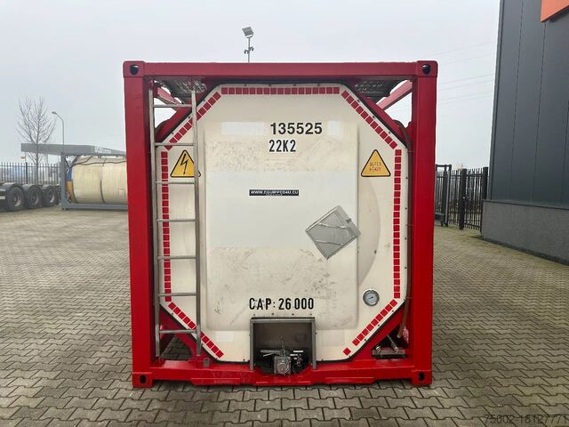 Tankcontainer Singamas 20FT ISO, 26.000L/1-COMP/3 BAFFELS/3 manholes, ...