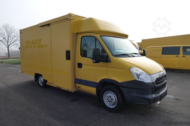 Transporter mit Koffer iveco Daily 35 S11 C30C AUTOMATIK KAMERA Regale LUFT DURCHGANG EURO-5 CoC