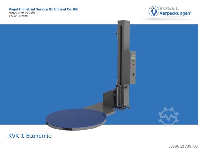 Semi-automatic pallet wrapper Drehteller // Palettenwickler KVK 1 Economic - zeitnah verfügbar