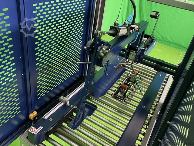 Carton sealer for opened cartons Kartonverschließmaschine min. B115/H110 MH-FJ-3A mit Deckelverschließmechanismus