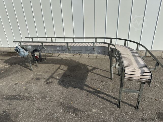 Curved conveyor 90° Stainless steel  