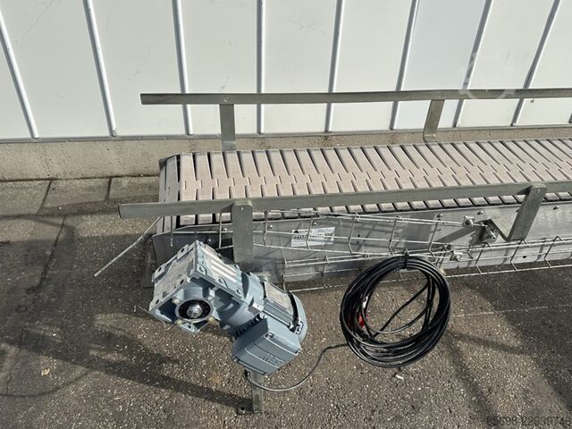 Curved conveyor 90° Stainless steel  