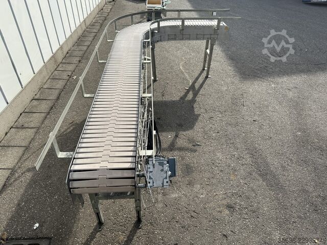 Curved conveyor 90° Stainless steel  