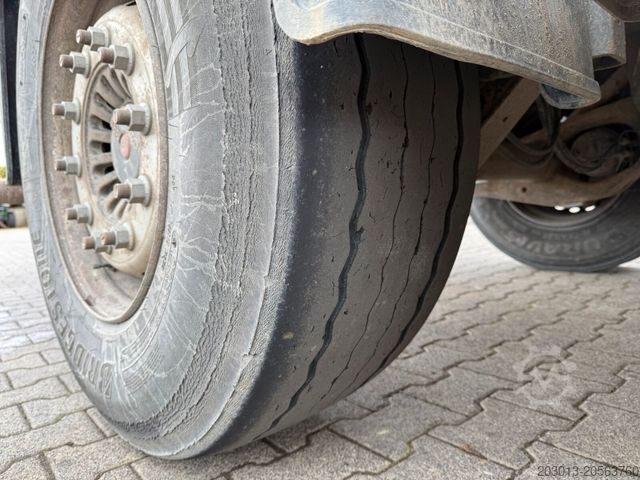 Three-way tipper trailer MEILLER Anhänger TANDEM Dreiseitenkipper Liftachse