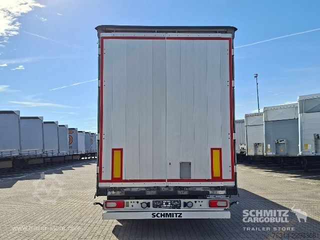 Open semitrailer with tarp Schmitz Cargobull Curtainsider Mega Getränke