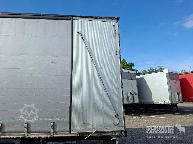 Open semitrailer with tarp Schmitz Cargobull Curtainsider Mega Getränke