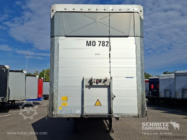 Open semitrailer with tarp Schmitz Cargobull Curtainsider Mega Getränke