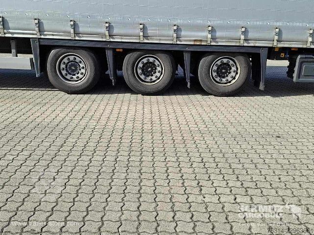 Open semitrailer with tarp Schmitz Cargobull Curtainsider Mega Getränke