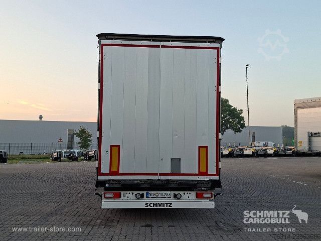 Open semitrailer with tarp Schmitz Cargobull Curtainsider Mega Getränke