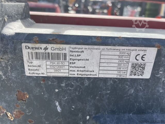 Bale clamps Durwen PBK 80-SO