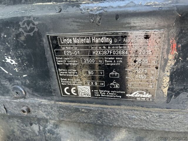 Elektro 4 Rad-Stapler Linde E25-01