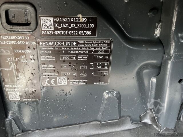 Elektro 3 Rad-Stapler Linde E15-02