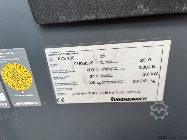 Schlepper Jungheinrich EZS130
