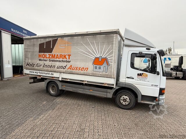 Curtain sider van MERCEDES-BENZ Atego