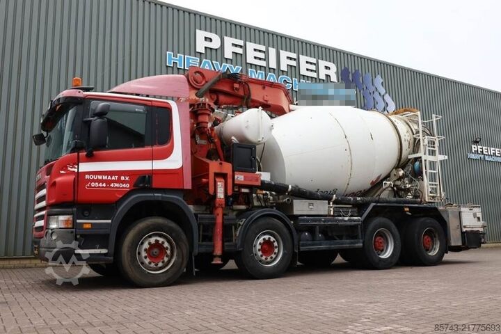 Standard-SZM Scania 8x4 With Putzmeister PUMI 24-3.67CS Truck-mounted
