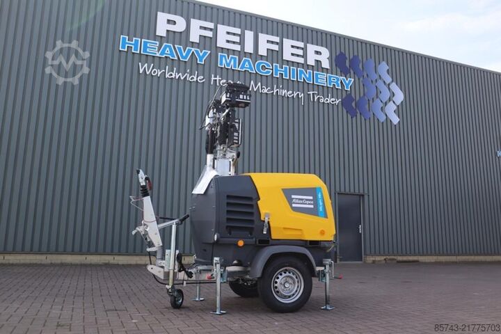 Lichtturm Atlas Copco Hilight H6+ Valid inspection, *Guarantee! Max Boom